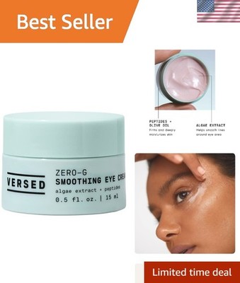 Brightening  Eye Cream - Firming Peptides & Olive Oil for Fine Lines 0.5 oz