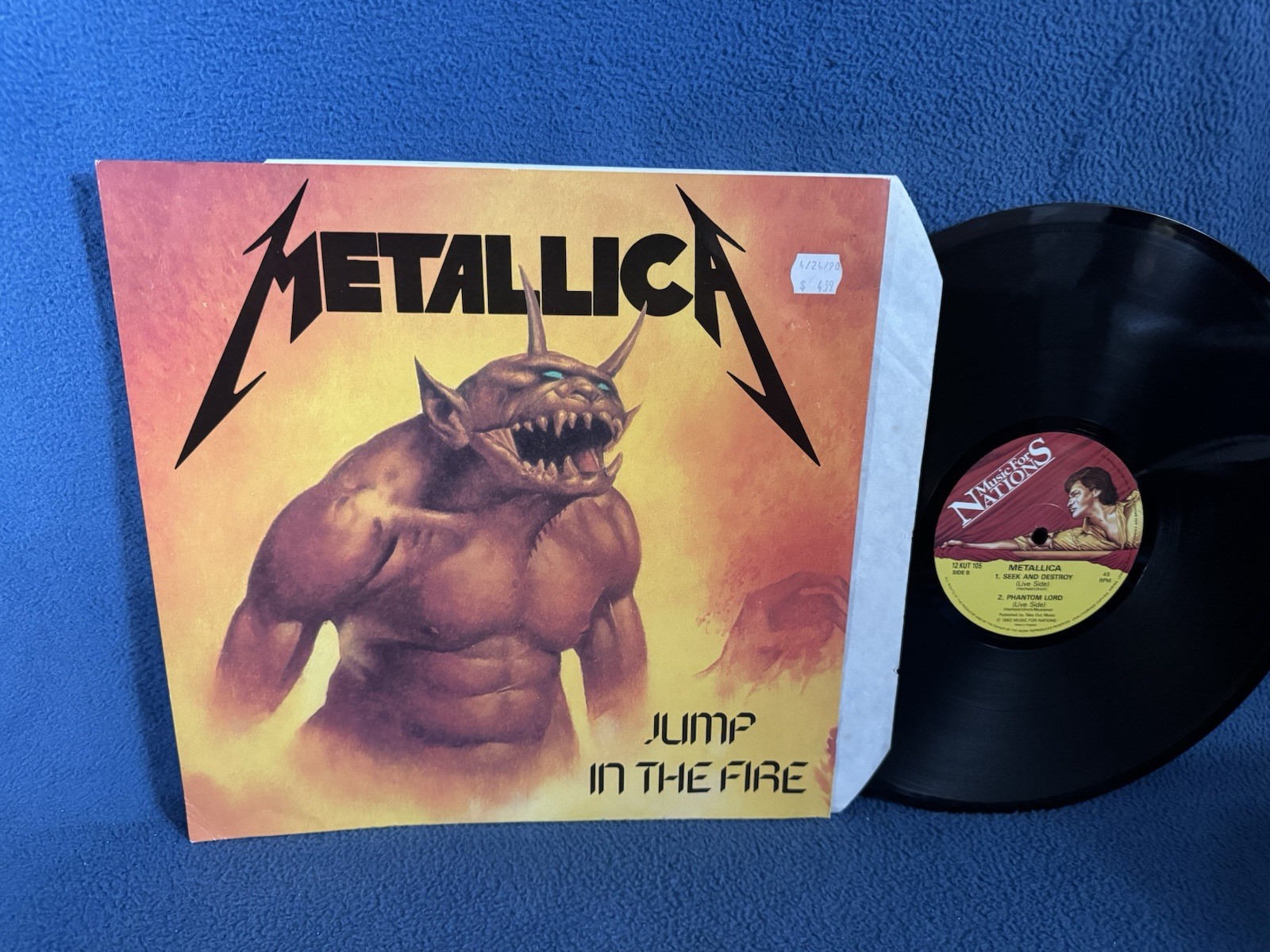 Metallica Jump in the Fire MFN Music for Nations 1986  12KUT-105 12" Inch Vinyl
