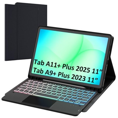für Samsung Tab A11+ Plus/A9+ Plus 11 Zoll Hülle mit Tastatur Galaxy A11 Plus...