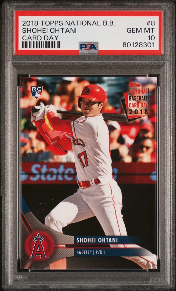 PSA 10 SHOHEI OHTANI 2018 TOPPS National Baseball Card Day LA ANGELS RC GEM MINT - Image 2 of 3