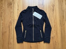 lululemon Define Women's Black Gold Zipper Jacket Size 2