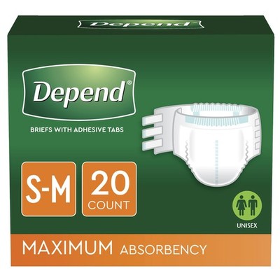 Depend  Fresh Protection  Maximum Absorbency Underwear, Small / Medium