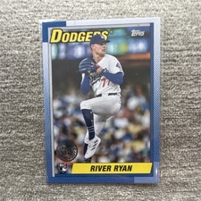 Topps 2025 Series 1 River Ryan Los Angeles Dodgers Baseball Card #T90-49