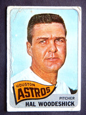 Hal Woodeshick #179 Topps 1965 Baseball Card (Houston Astros)*