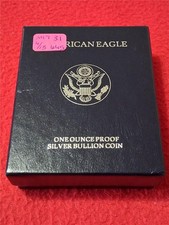 1994-P PROOF American Silver Eagle Dollar.   ASE.   OGP & COA          #MF-1731