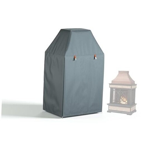 Outdoor Fireplace Cover, Heavy Duty Waterproof Oxford Fabric for Protecting