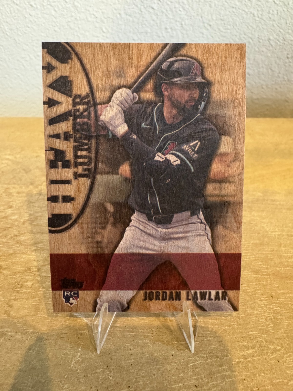2024 Topps Update Baseball HL-41 Jordan Lawlar RC Heavy Lumber SP Insert Card