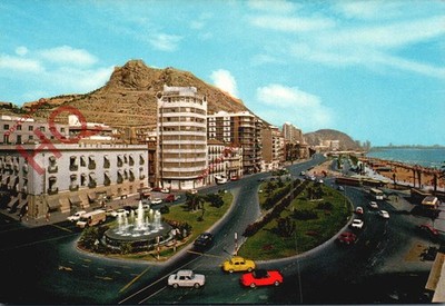 Ansichtskarte ~ Alicante, Plaza Del Mar Y Paseo De Gomis