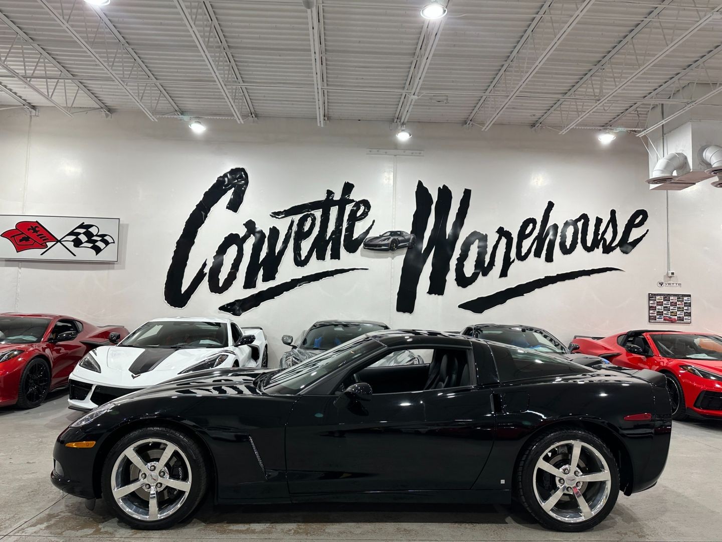 2008 [41U] Black Chevrolet Corvette   | C6 Corvette Photo 2