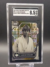 2024 Star Wars High Tek Luke Skywalker #BW-LS /50 SGC 8.5