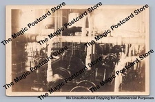 Electric Power Utility Room "Edison Plant" RPPC Antique Industrial Photo 1910s