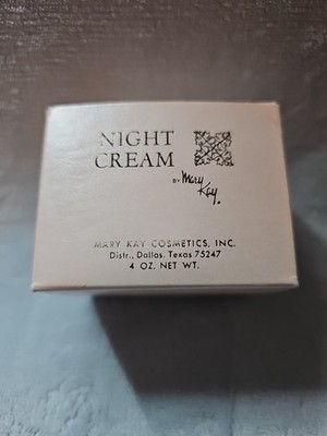 Vintage Mary Kay Night Cream 4 Oz - New Deadstock