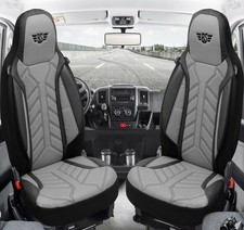 Schonbezüge Sitzbezüge für Audi A4 B8 Bj 2007-15 in Schwarz/Grau DPL501