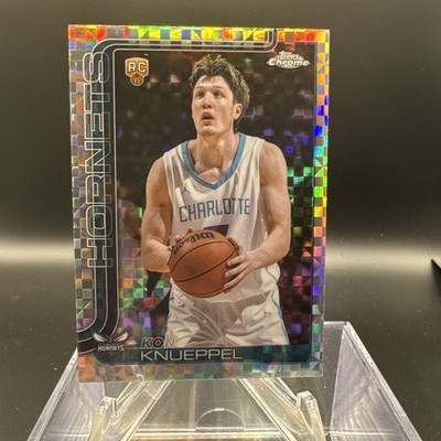 Kon Knueppel    ROOKIE BASE X-FRACTOR! 2025-26 Topps Chrome Basketball