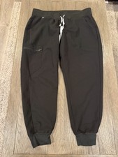 FIGS Women's Black Jogger Scrub Pants Medical Uniform Size L