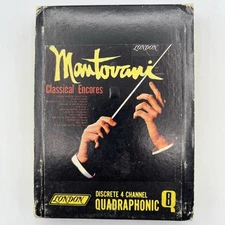 Mantovani - Classical Encores - Restored Quad 8 Track Tape - New Pad & Splice