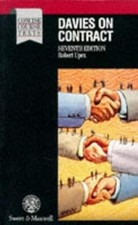 Davies on Contract (Concise Course Texts), Davies, F.R., Used; Good Book