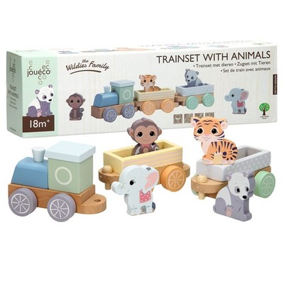 Joueco - The Wildies Family Treinset met dieren