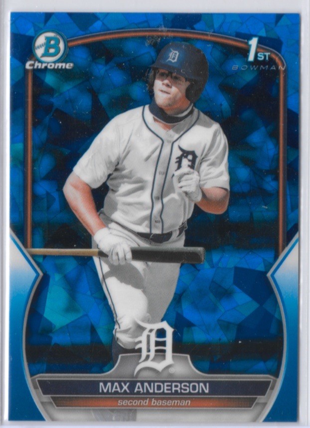 2023 Bowman Chrome 1st Sapphire Max Anderson #BDC-144