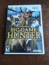 Cabela's Big Game Hunter (Nintendo Wii) CIB COMPLETE & Menu Tested & Works