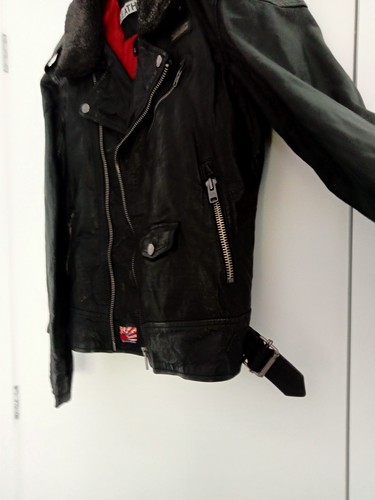 Superdry Aviator Leather Jacket - Picture 5 of 13
