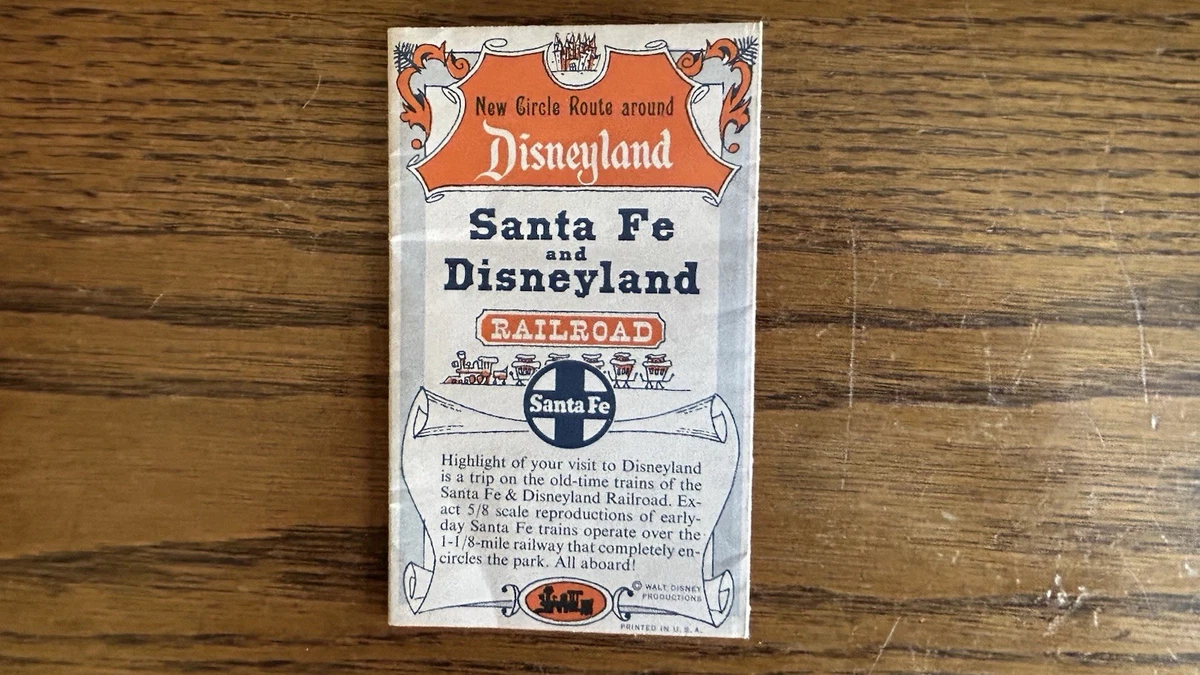 Disneyland Railroad Disney Theme Park Souvenirs (Pre - 1968) for