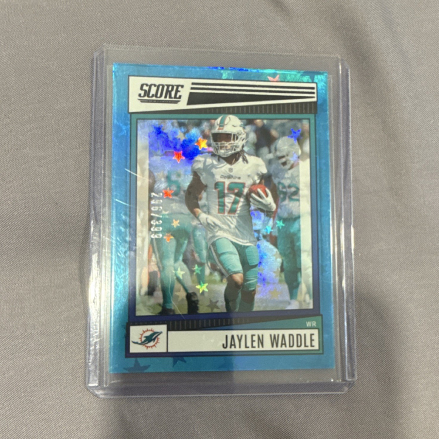 Panini 2022 Score Stars /399 Jaylen Waddle Miami Dolphins #272 Football