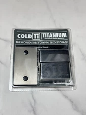 COLD Ti Titanium Bitcoin Recovery Seed Backup Alphabetical Punch Set Edition