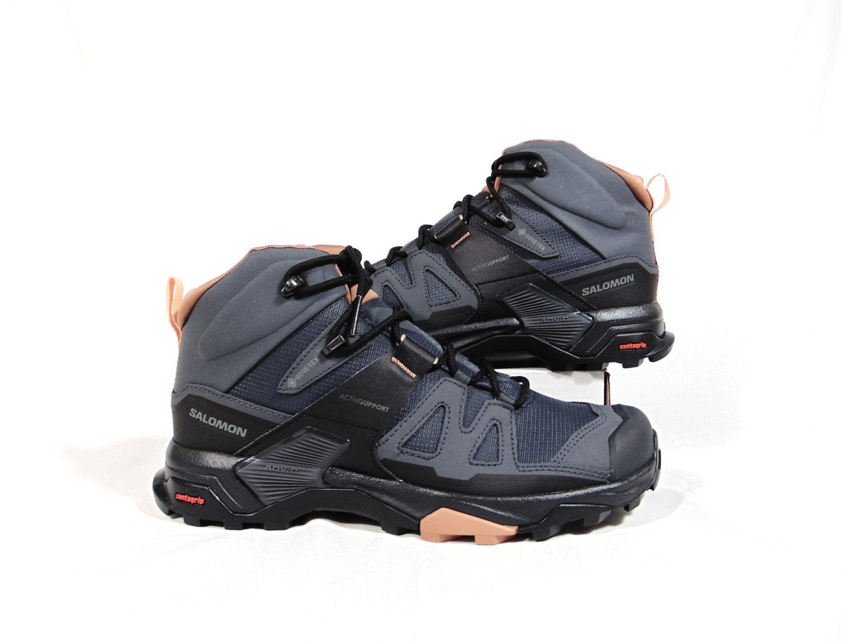 Salomon X Ultra 4 Mid GTX Gore Tex Hiking Womens Boots Shoes Sz 9