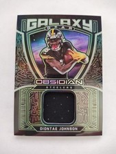 2021 Obsidian Diontae Johnson GG-DJ Galaxy Gear Patch Electric Etch Green /50