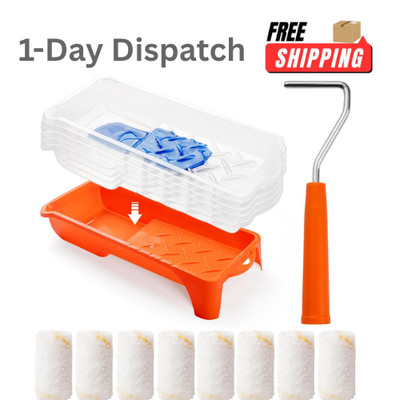 Paint Roller Kit 2 Inch 15 Pack Small Paint Roller with Microfiber Covers