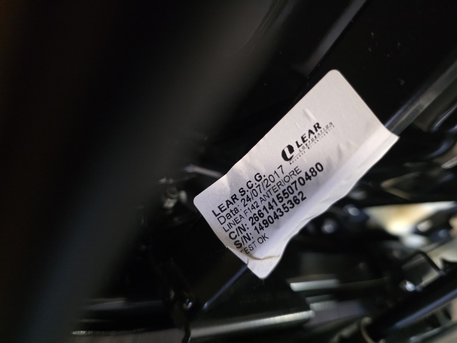 FERRARI 488 GTB SEATS LEFT AND RIGHT MANUAL VERSION OEM