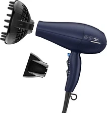 InfinitiPro by Conair  Texture Styling Hair Dryer Dark Blue, Model 600R - (C74)