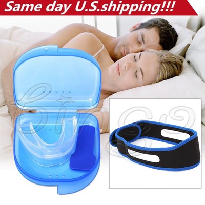 STOP SNORING Mouth Guard Aid Mouthpiece Sleep Apnea Bruxism Anti Snore Grinding