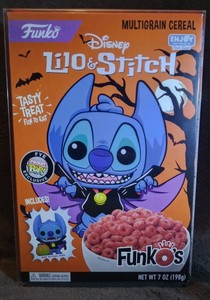 Funko! Lilo & Stitch Disney Dracula Stitch FYE Exclusive Cereal w/ Protector | eBay