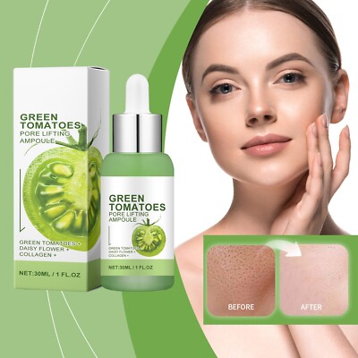 Green Tomato Pore Lifting Ampoule +Hydrating Instant Pore Minimizing&Tightening 