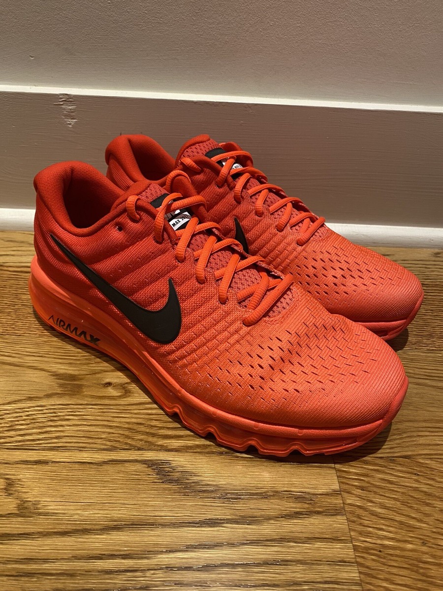 Nike Air Max 2017 Running Bright Crimson Black 849559-602 