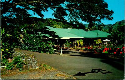 Manoa Valley Honolulu HI Wailoli Tea Room Postcard unused (27135)