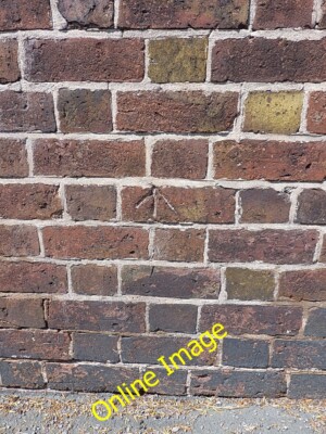 Photo 6x4 OS benchmark - Wellington, Vineyard Road Wellington/SJ6411 A r c2014