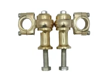 Fit For Universal Motorcycle Brass 1" Handlebar Risers Clamp