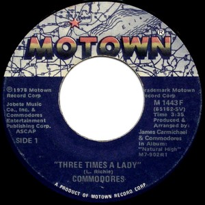 Commodores Three Times A Lady Look What You Ve Done To Me 7 45rpm Motown 1978 Ebay