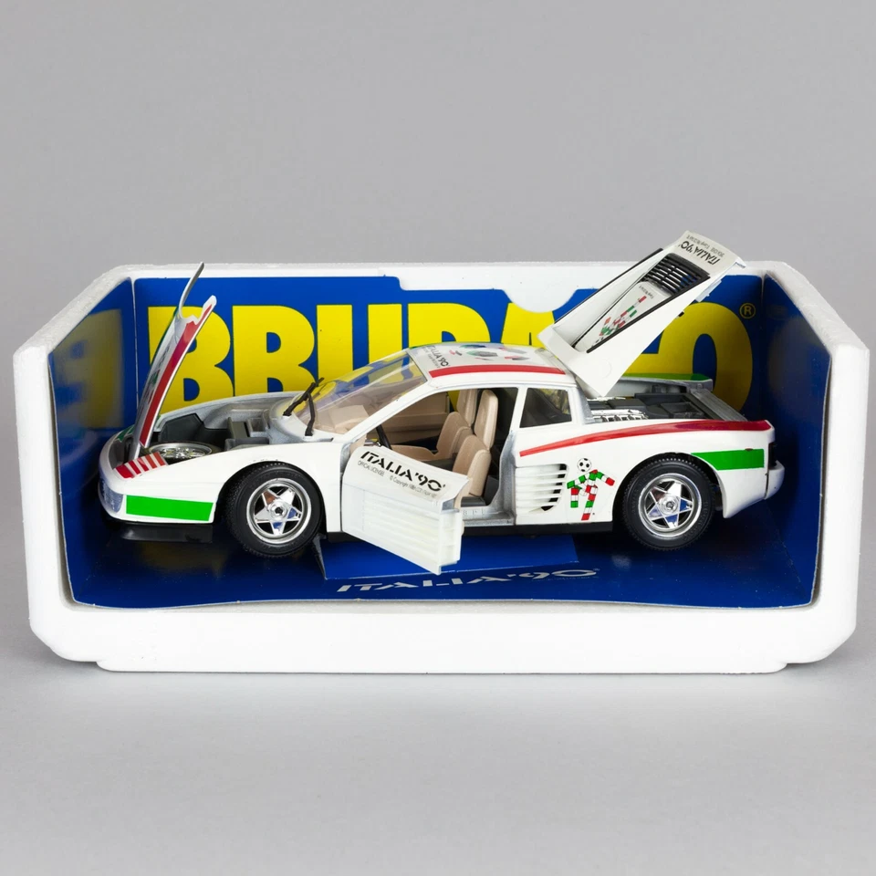 Bburago Ferrari Testarossa Italia 90 (1984) 1:18 COD. 3019 con scatola w box NEW - Immagine 2 di 4
