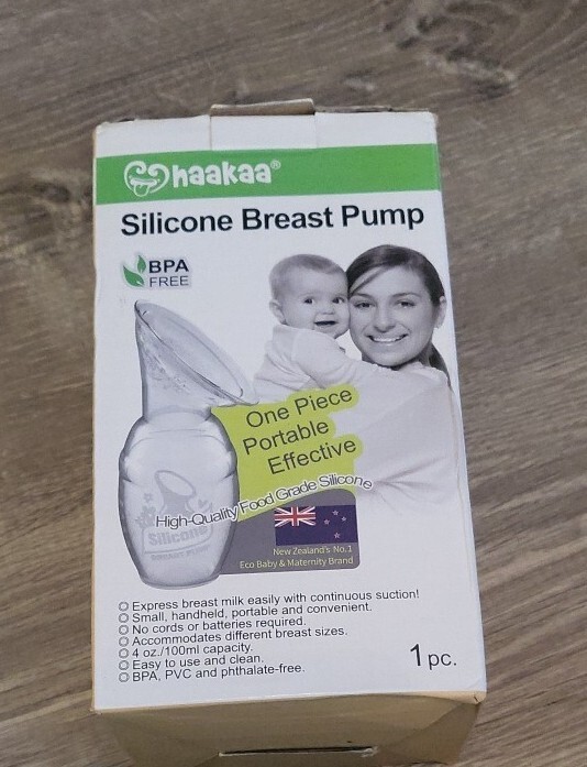 New Haakaa Silicone Breast Pump 150ml with Suction Base MHK011