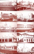 Set 10 1992 Postcards Artists Concept 1898 Trans-Mississippi Expo Omaha Nebraska