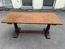 LANDHAUS ESSTISCH ALTER TISCH AUS EICHE MASSIV GEARBEITET 169x72cm