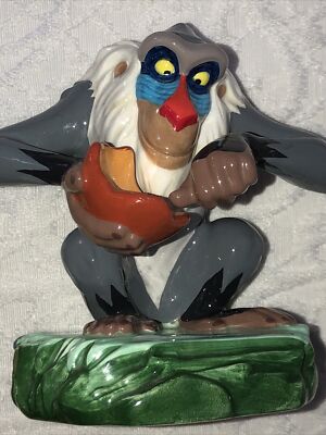 Disney Lion King mandrill monkey baboon Rafiki ceramic figure figurine