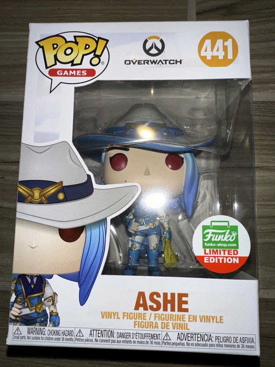 Funko Pop Games 441 Overwatch Ashe Vinyl Figure Funko Shop Exclusive New