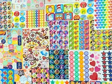 20PK Stickers, STICKER lot Educational School Teachers Fun Pack Craft Projects