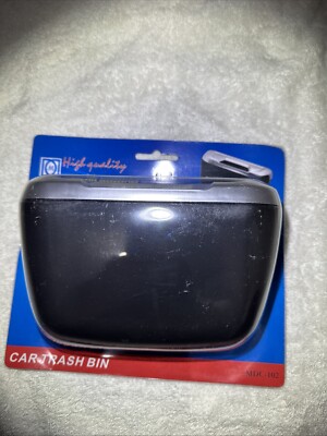 7x4.5  Inch Plastic Trash Bin For Vehicle Clip On