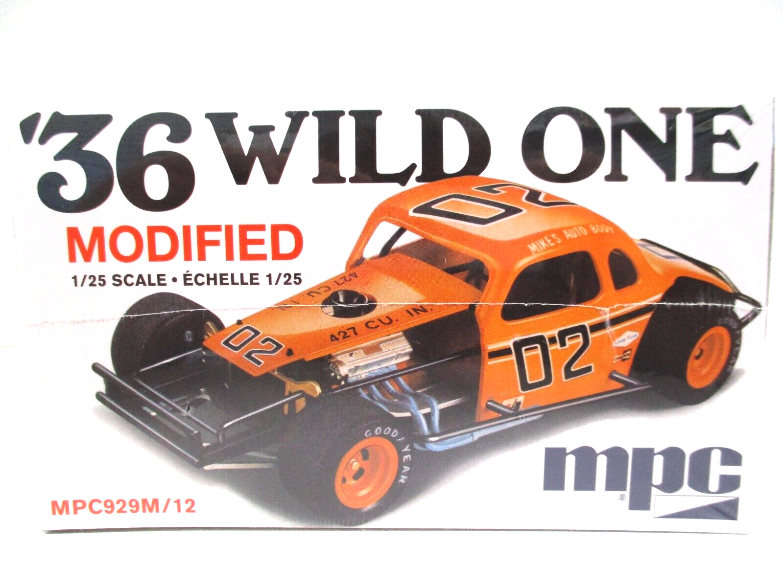 MPC WILD ONE 1936 '36 CHEVY COUPE ASPHALT / DIRT MODIFIED RACE CAR
